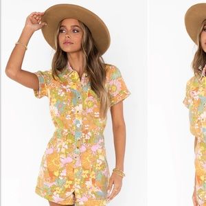 Show me your mumu - Groovy blooms floral romper